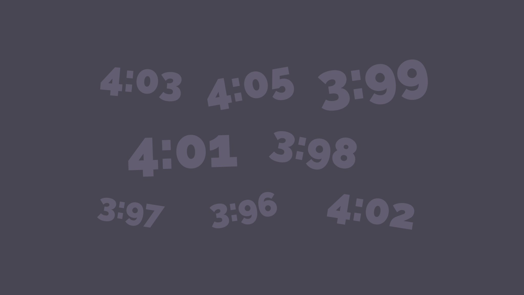 Four Seconds graphics